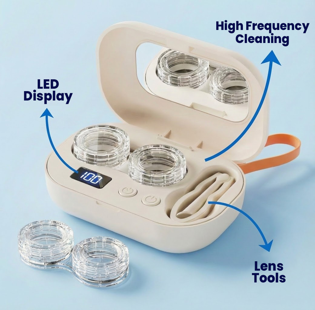 Ultrasonic Contact Eye Cleaner