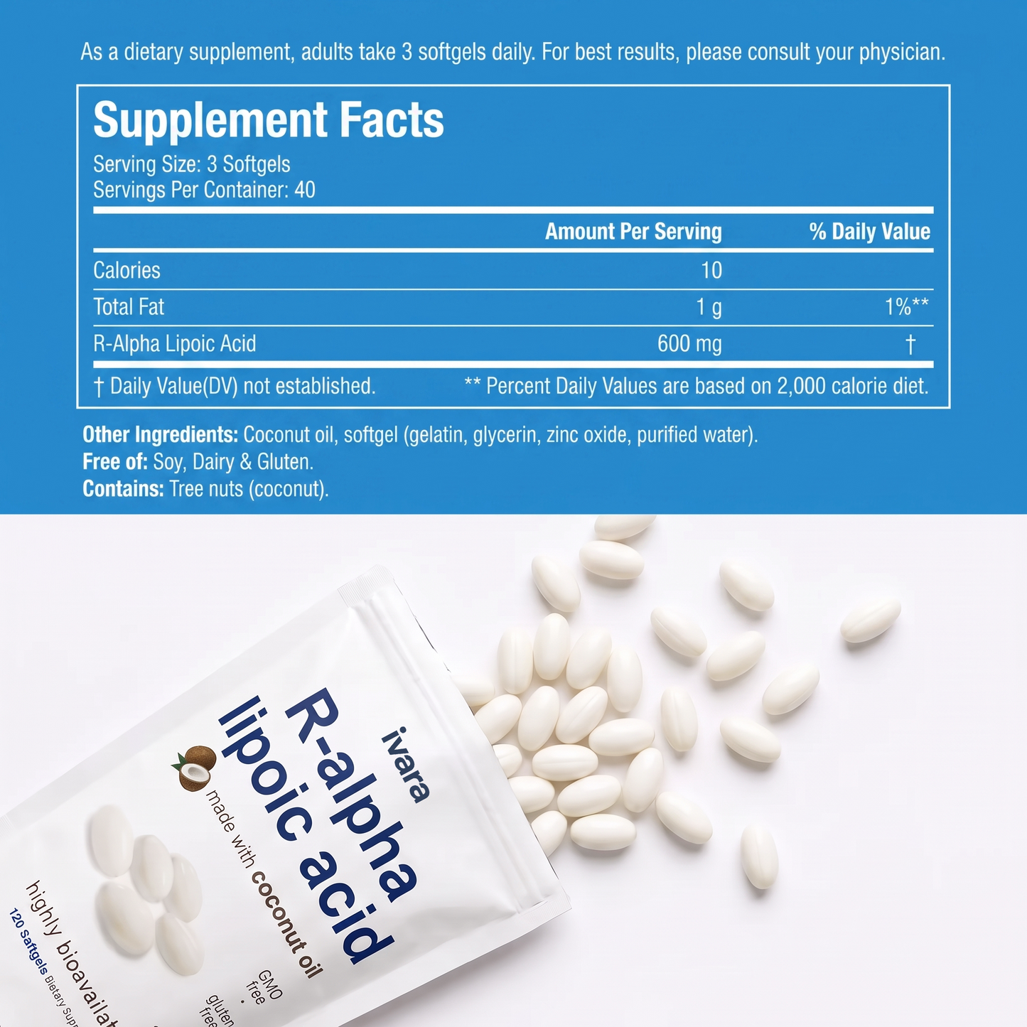 R-Alpha Lipoic Acid (600mg)